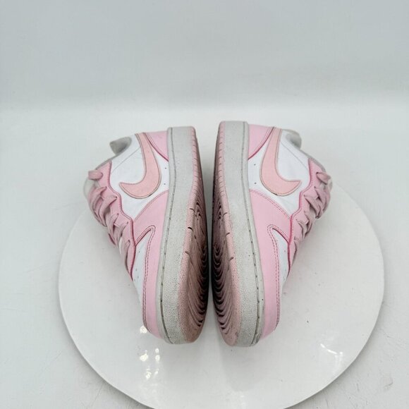 Nike Court Borough Low Recraft Youth Sz 6Y Women 7.5 DV5456-105 Pink White Shoes - Picture 7 of 11